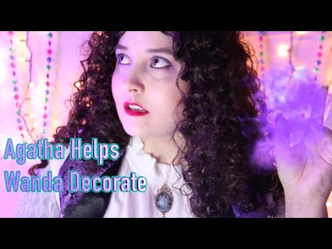 Agatha Helps Wanda Decorate 💜🎄💜 [ASMR]