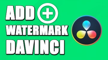 How To Add Watermark In Davinci Resolve (SIMPLE!)