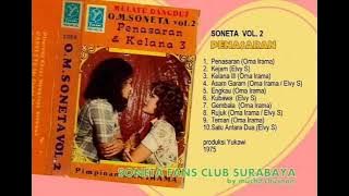 OM SONETA VOLUME 2 ( PENASARAN) RHOMA IRAMA & ELVY SUKAESIH_ORIGINAL ALBUM_YUKAWI RECORD