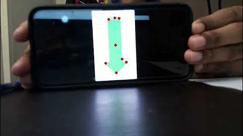 Detecting orientation of the green arrow.