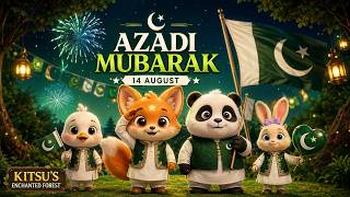 🇵🇰 Azadi Mubarak! 14 August Independence Day | Kitsu & Friends Celebrate Pakistan