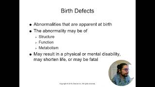 Chapter 14 - Maternal Child (Birth Defects)