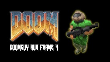 Voxel Timelapse - Doomguy, Last Walk Frame