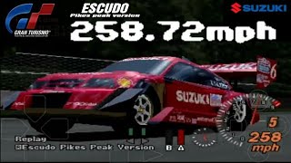 Gran Turismo™ 2 (?? USA) | My 258.72 MPH [R]1996 Suzuki Escudo 