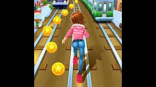 Subway princess running Game 5|मेट्रो राजकुमारी धावक  #subwaysurfers #subway #androidgame #kids screenshot 2