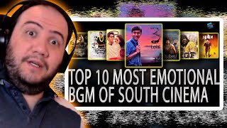 TOP 10 MOST EMOTIONAL BGM OF SOUTH INDIAN CINEMA | Foreigner Reaction