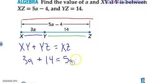 Line Segments and Distance Video