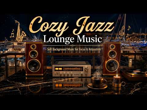 Cozy Jazz Lounge Music – Soft Background Music for Focus & Relaxation