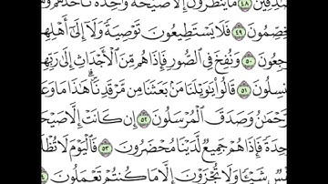 سورة يس مكتوبة / مـاهر المعيقلي