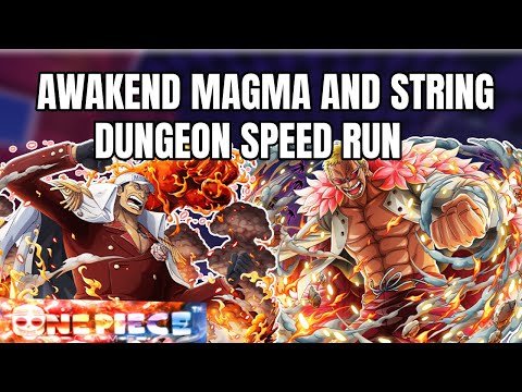 [AOPG] AWAKENED MAGMA + AWAKENED STRING DUNGEON SPEED RUN (A ONE PIECE GAME)