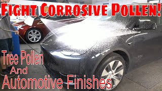 Tree Pollen Can Corrode Automotive Finishes And Clog Ceramic Coatings! This Is How To Fight Pollen!