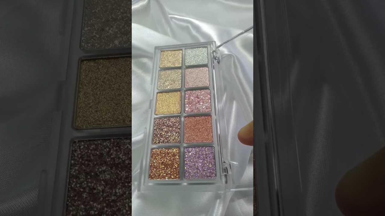 My favourite pressed glitter eyeshadows ✨