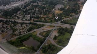 SeaTac flyover in a Piper Arrow II