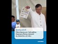 Elecciones en Colombia: Gustavo Petro ejerció su derecho al voto