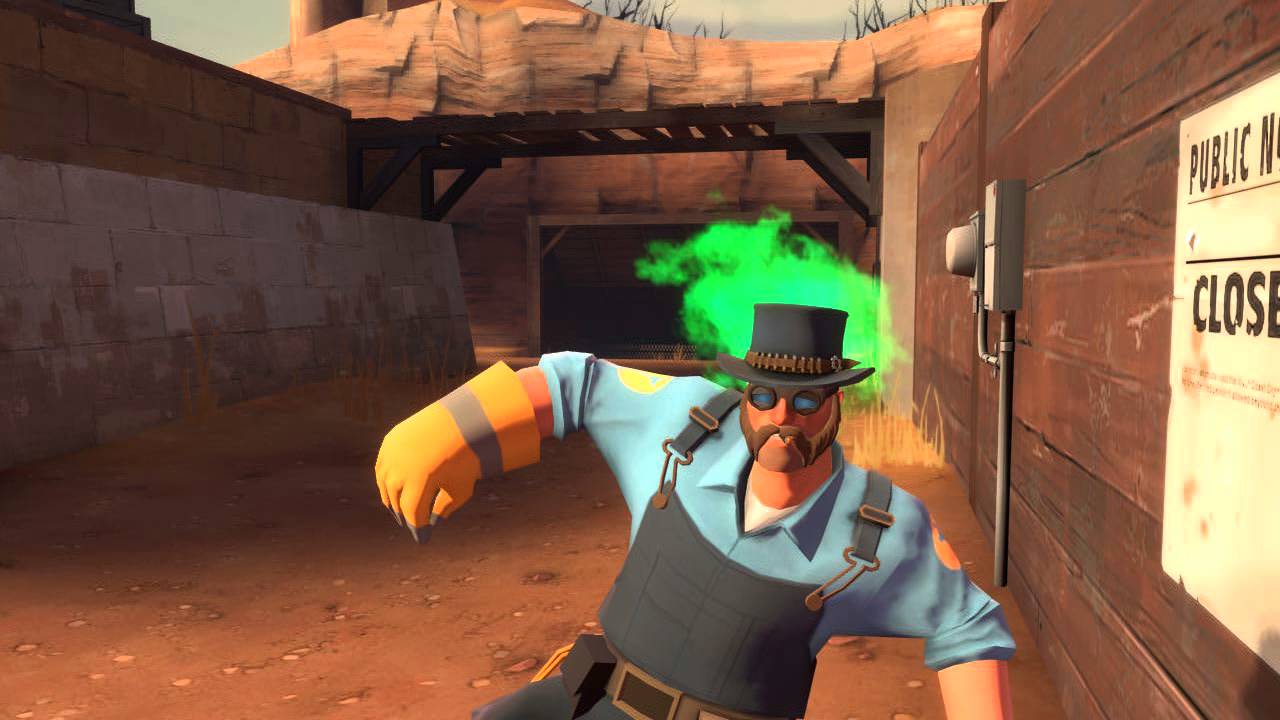 TF2 Unusual - Menacing Miasma Wing Mann 