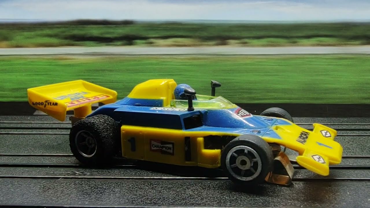 AFX Aurora Super G Plus #1 Tiger McLaren F1 HO Slot Car. (For Sale/Auction)