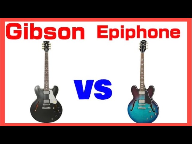 同じセミアコなのに全然音が違っててヤバい…Gibson VS Epiphone