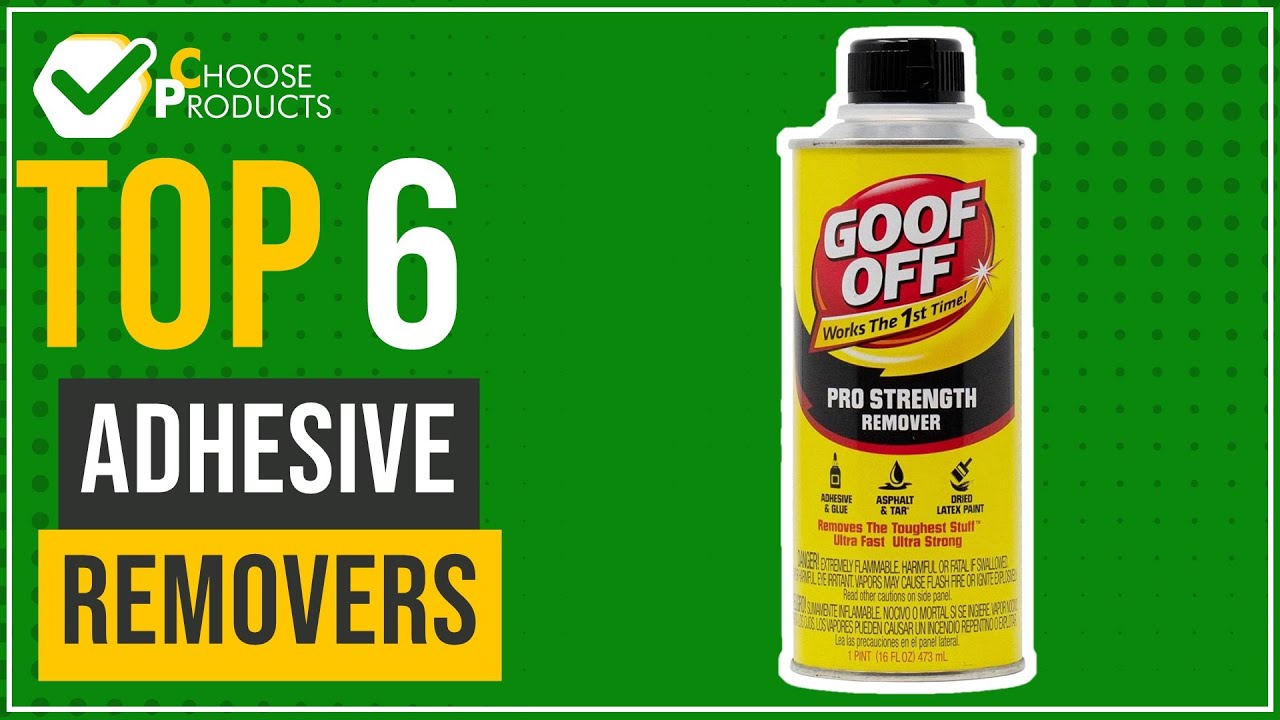 Adhesive removers Top 6 (ChooseProducts) YouTube