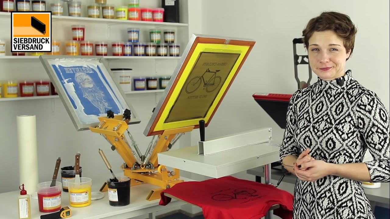 Plastisolfarbe im Siebdruck auf helle T-Shirts u. Textilien - Eine ...