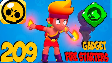 Brawl Stars - Gameplay Walkthrough Part 209 - AMBER NEW GADGET Fire Starters(iOS, Android)