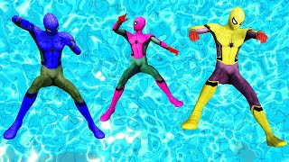 GTA 5 Rainbow Spiderman Water Fails (Jump & Ragdolls) #18