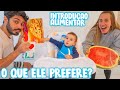 AQUI EM CASA ELE É QUEM ESCOLHE O QUE VAI COMER