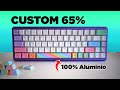 🌈 GK68XS Teclado Custom 65% Aluminio 🦾 Me lo ROBÓ mi NOVIA 🤦‍♂️ Feker Milk Green & Gateron 🔵