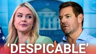 Karoline Leavitt utterly ‘disgusted’ over bombshell Eric Swalwell accusations