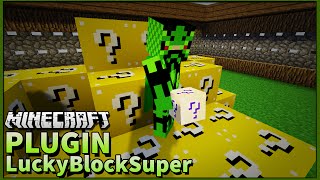 Tutorial Plugin LuckyBlockSuper - 102 Tipos de LuckBlock