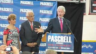 President Clinton Rallies For Congressman Pascrell 6.1.2012 Information