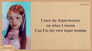 UNIS SUPERWOMAN Easy Lyrics