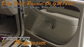 How to Remove The Door Panels On a 99-07 Silverado, Sierra, Tahoe, Suburban, Yukon, and Escalade