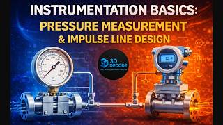 Instrumentation Basics: Pressure Measurement & Impulse Line Design Explained | 3D DECODE