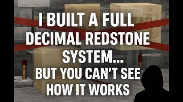 “Why Are We Still Using Binary? | Base 10 Redstone Explained”