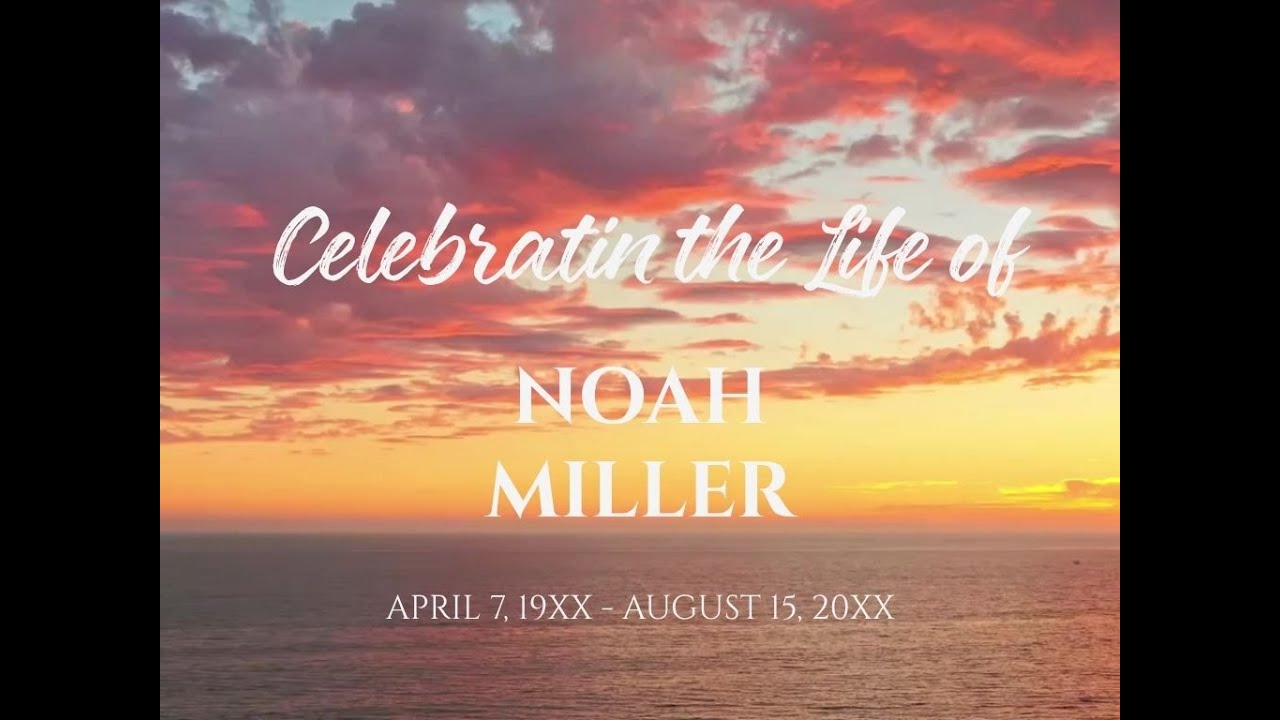 Funeral Slideshow Template | Memorial Tribute Video | Standard (4:3)