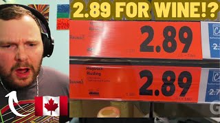 German Grocery Stores vs North American Grocery Stores (Canadian Reacts)