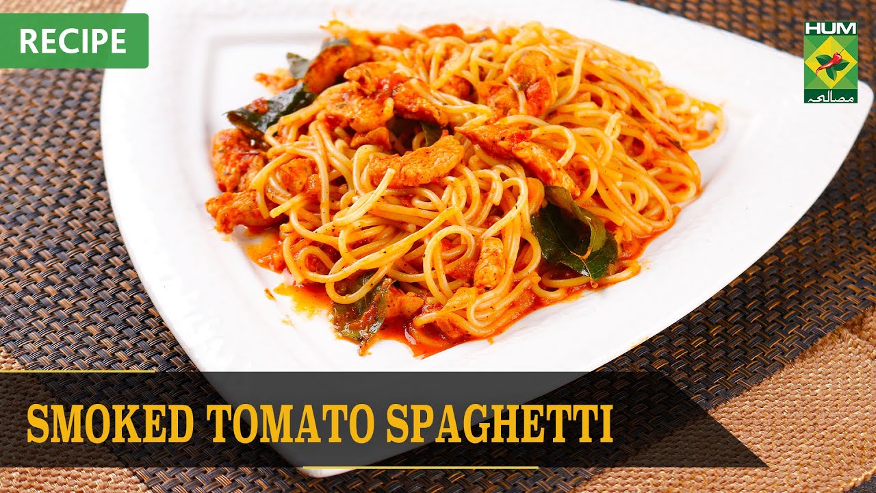 Smoked Tomato Spaghetti Recipe | Flame On Hai | Irfan Wasti | 23 July 2022 | Masala Tv