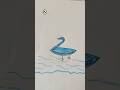 Duck painting using no.2#shorts #viral #duck#painting #babyshorts
