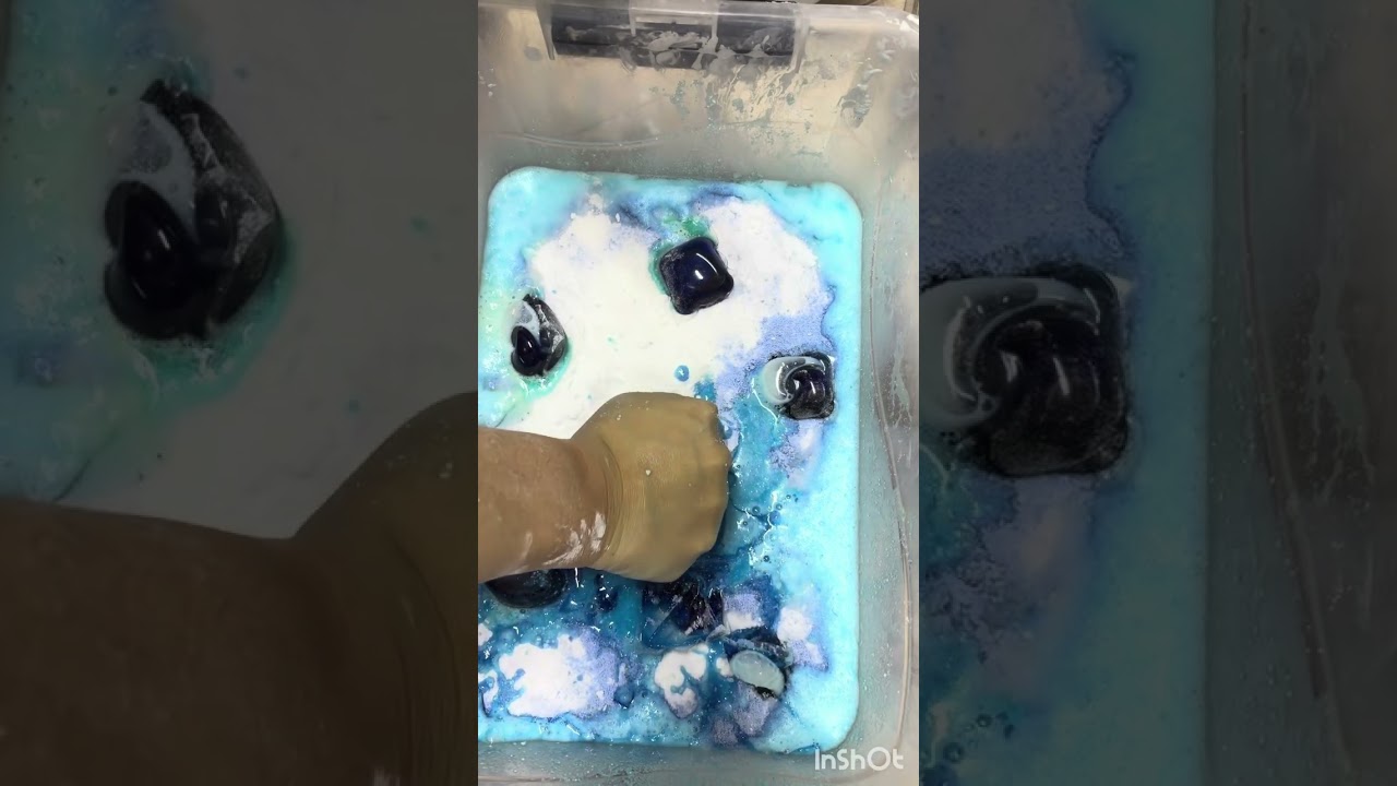 Capas y capas de jabón #🧼 #lasagnasoup #relax #justsoaps #cleantok 