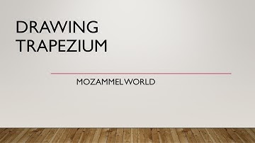 Drawing trapezium where two parallel sides and two angle attach with bigger sides are given,