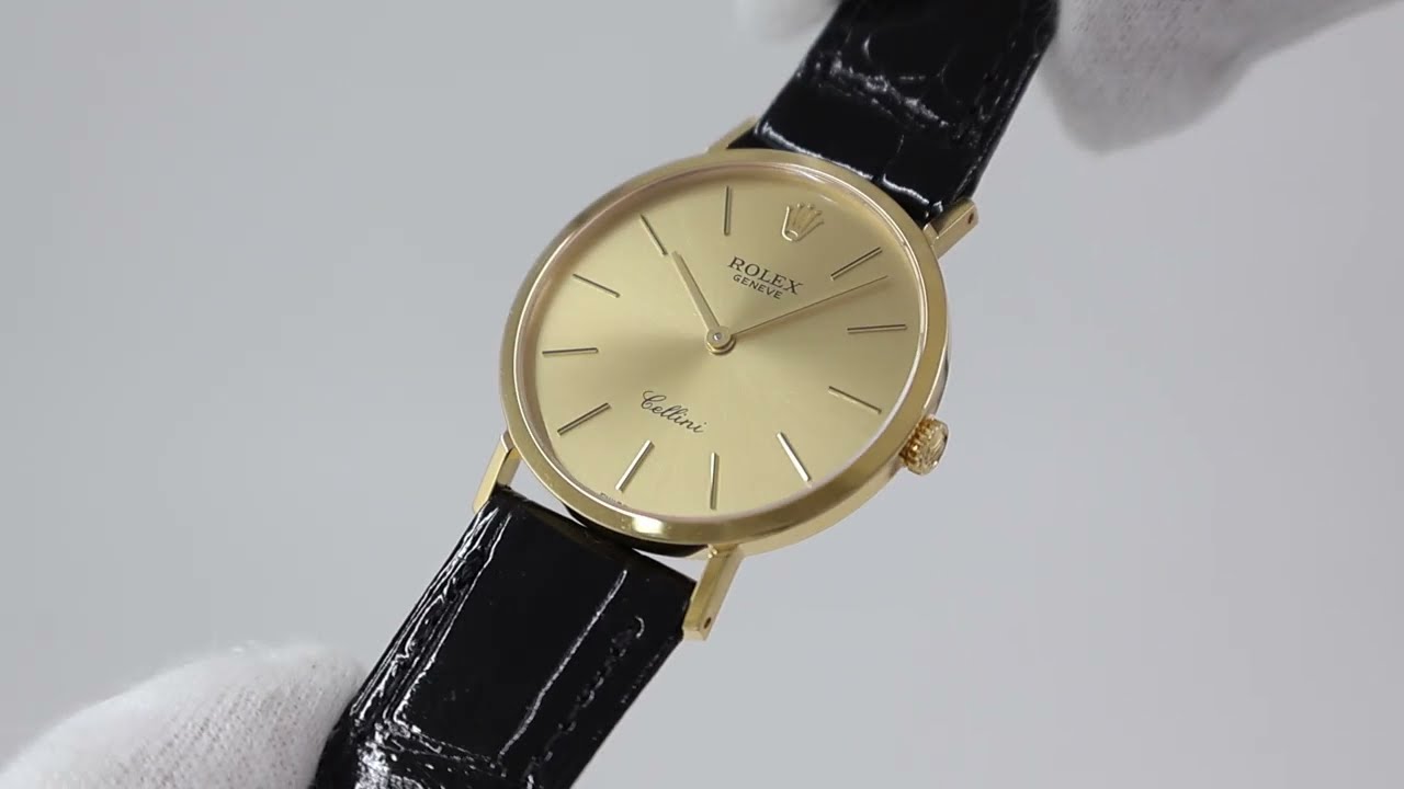ROLEX ロレックス チェリーニ 18KYG Ref.4112 1991年製【スイート