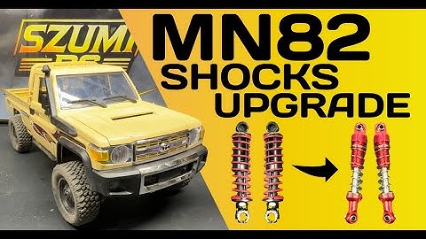 How to Upgrade Shocks & Mounts on MN82 RC Car | Easy Suspension Mod Step-by-Step Guide!🔧