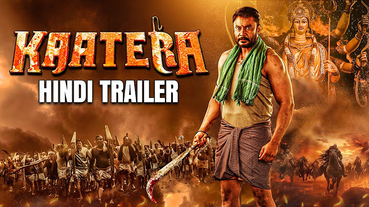 Kaatera (2024) Hindi Trailer | Challenging Star Darshan | South Movie | Releasing On 28th Dec, 8 PM