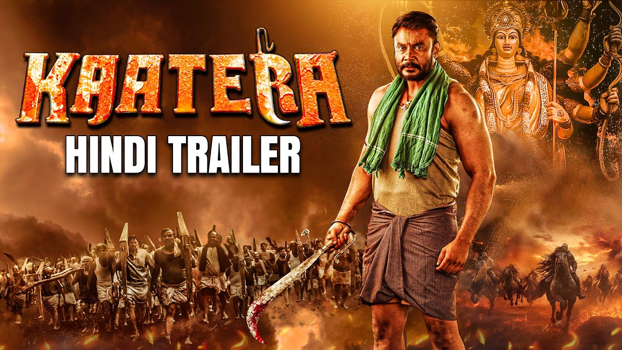 Kaatera (2024) Hindi Trailer | Challenging Star Darshan | South Movie |  Releasing On 28th Dec, 8 PM
