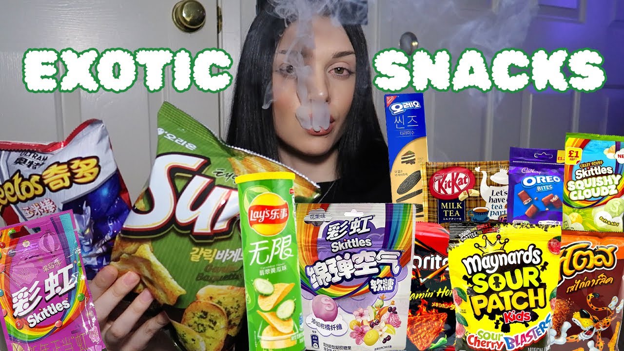 пробую экзотические закуски *ЗАТУХЛО*