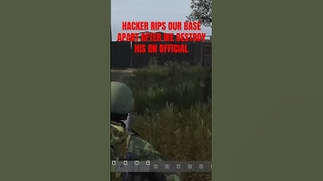 HACKER RIPS OUR BASE APART AFTER WE DESTROY HIS ON OFFICIAL #dayz #chernarus #hacker #shorts