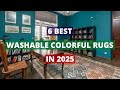 6 Best Machine Washable Colorful Rugs In 2025 Review..