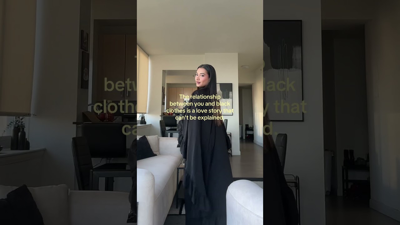 Black clothes looks good on everyone #relatable #viral #ootd #shorts