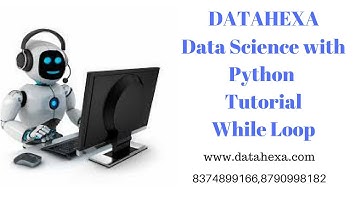 Data Science With Python Tutorial While Loop || rritec trainings