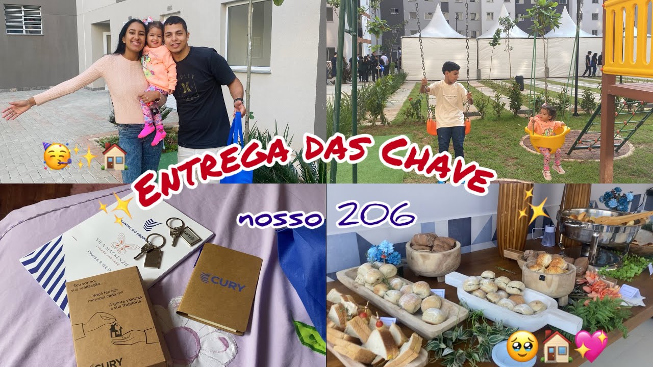 ENTREGA DAS CHAVES DO NOSSO APARTAMENTO// DEUS É FIEL ✨🔐💖🏠 #curyconstrutora #apartamento